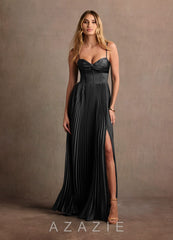 Styla {color} Pleated Maxi Dress