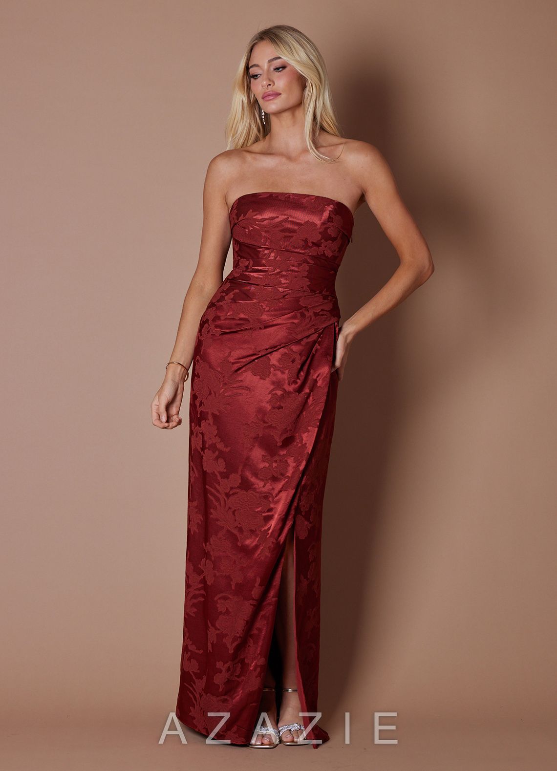 Flavia {color} Maxi Dress  sp_mahogany_red_#mr134186