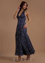 Dena {color} Maxi Dress  sp_floral_gingham_#fg134370