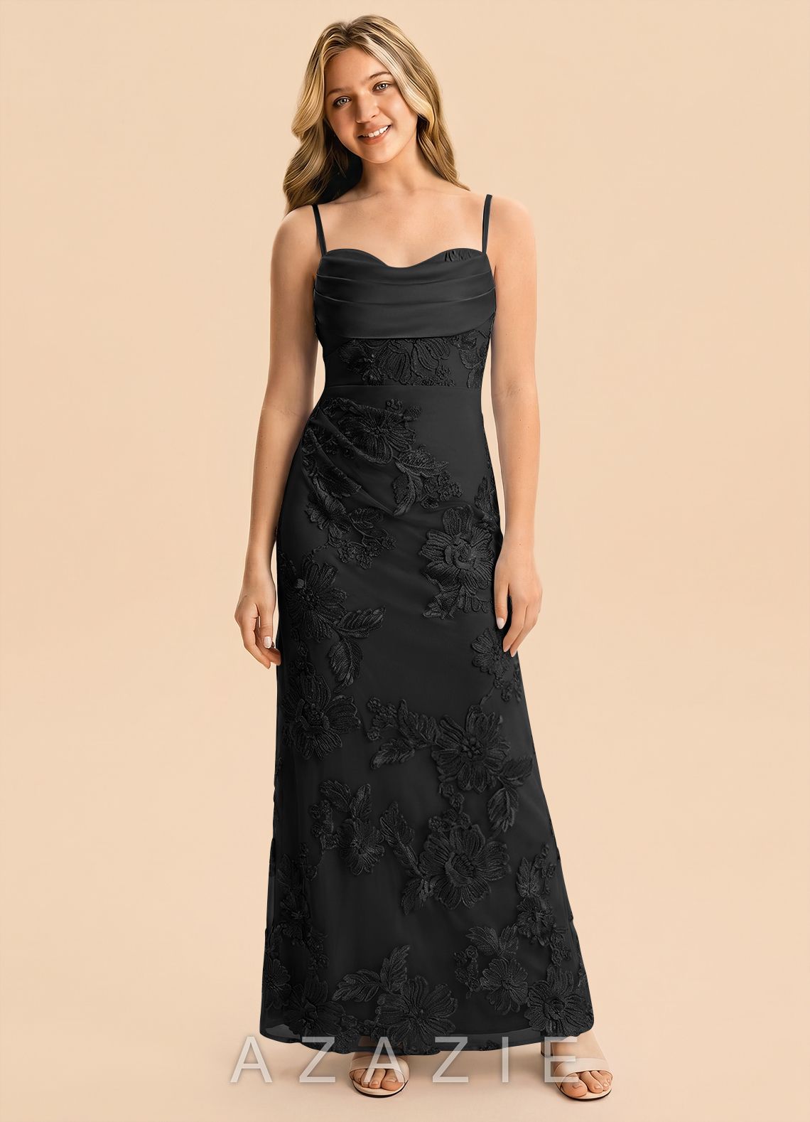 Azazie Kylie Junior Formal Dress  sp_black_#bk134976