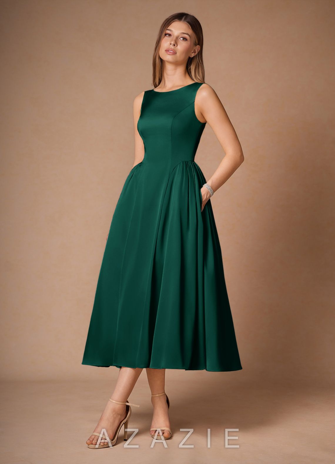 Casey {color} Midi Dress  sp_hunter_green_#hg134942