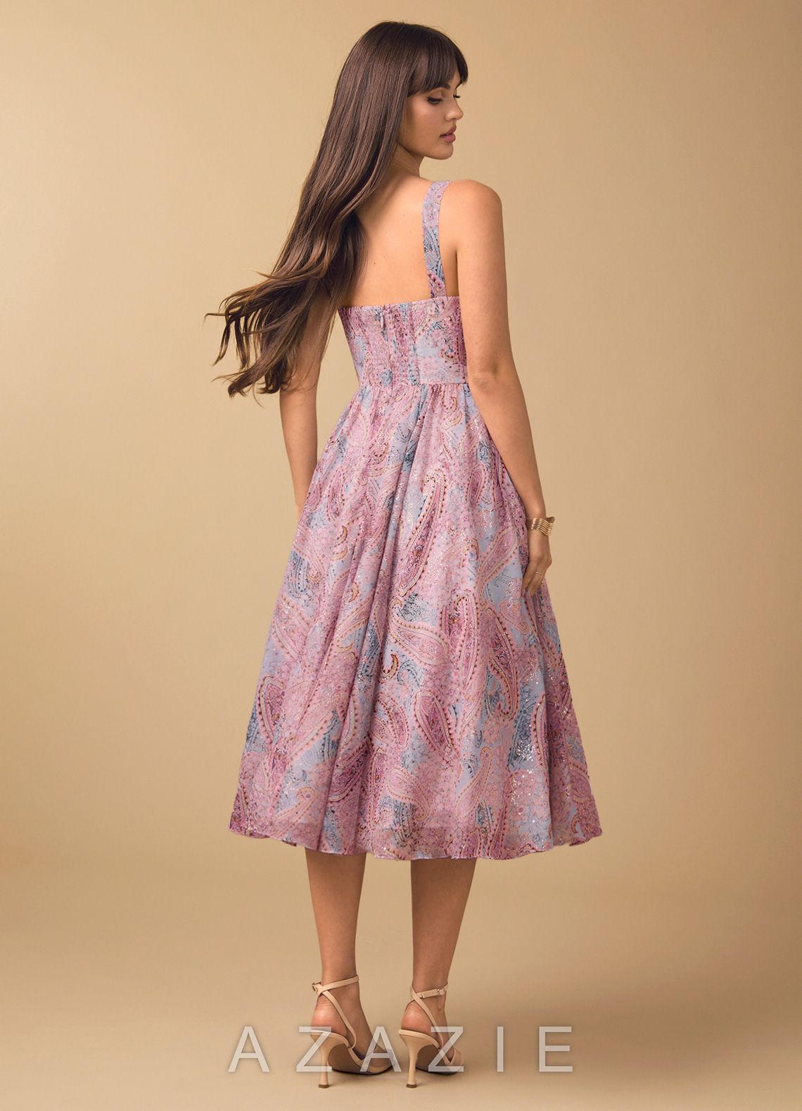 Charli {color} Midi Dress  sp_vintage_paisley_#vp134383